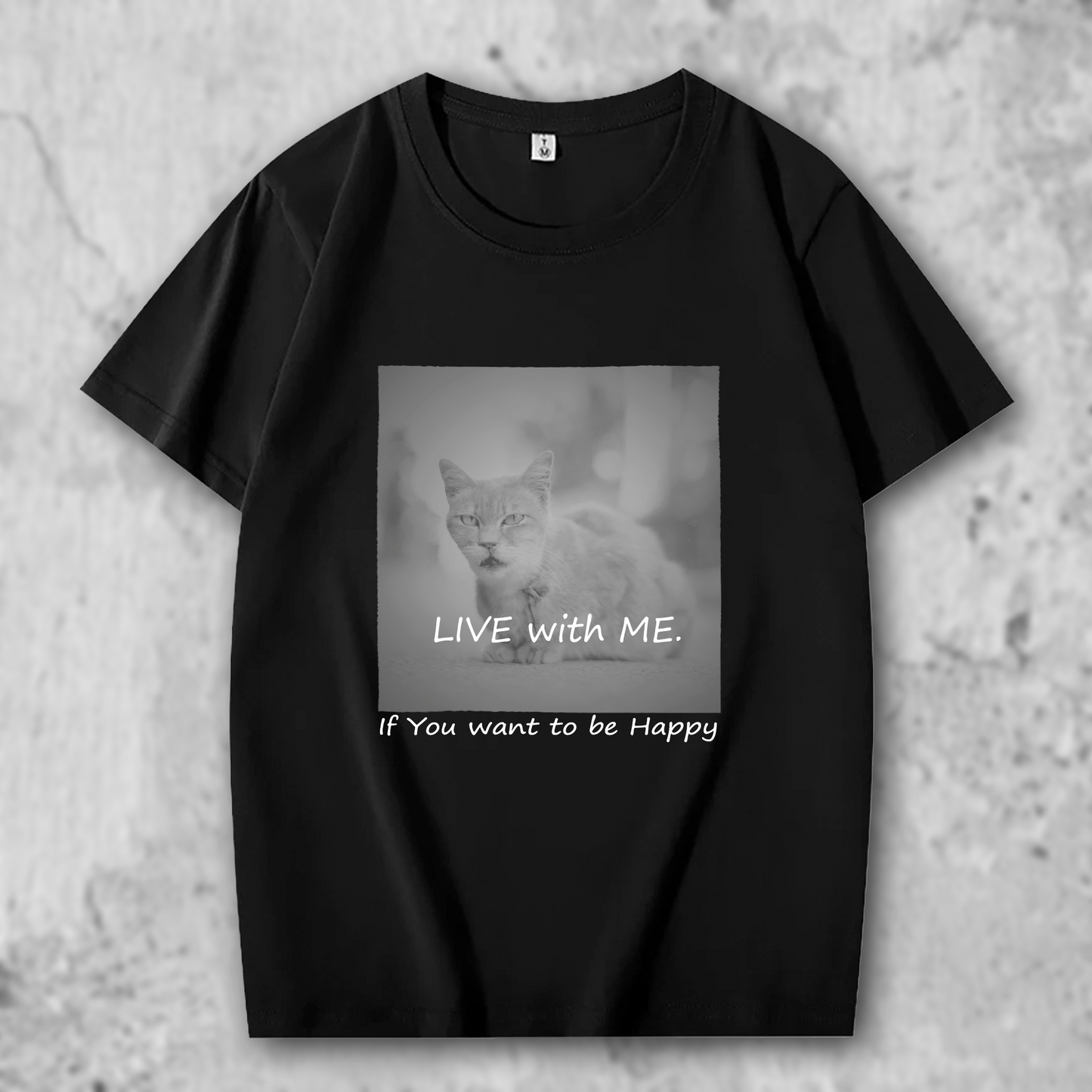 猫 フォトTシャツ｜LIVE with ME. – necome オリジナル