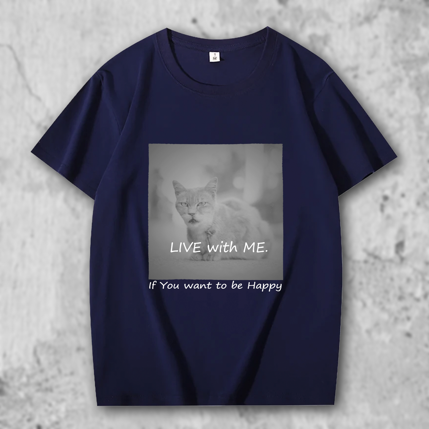 猫 フォトTシャツ｜LIVE with ME. – necome オリジナル