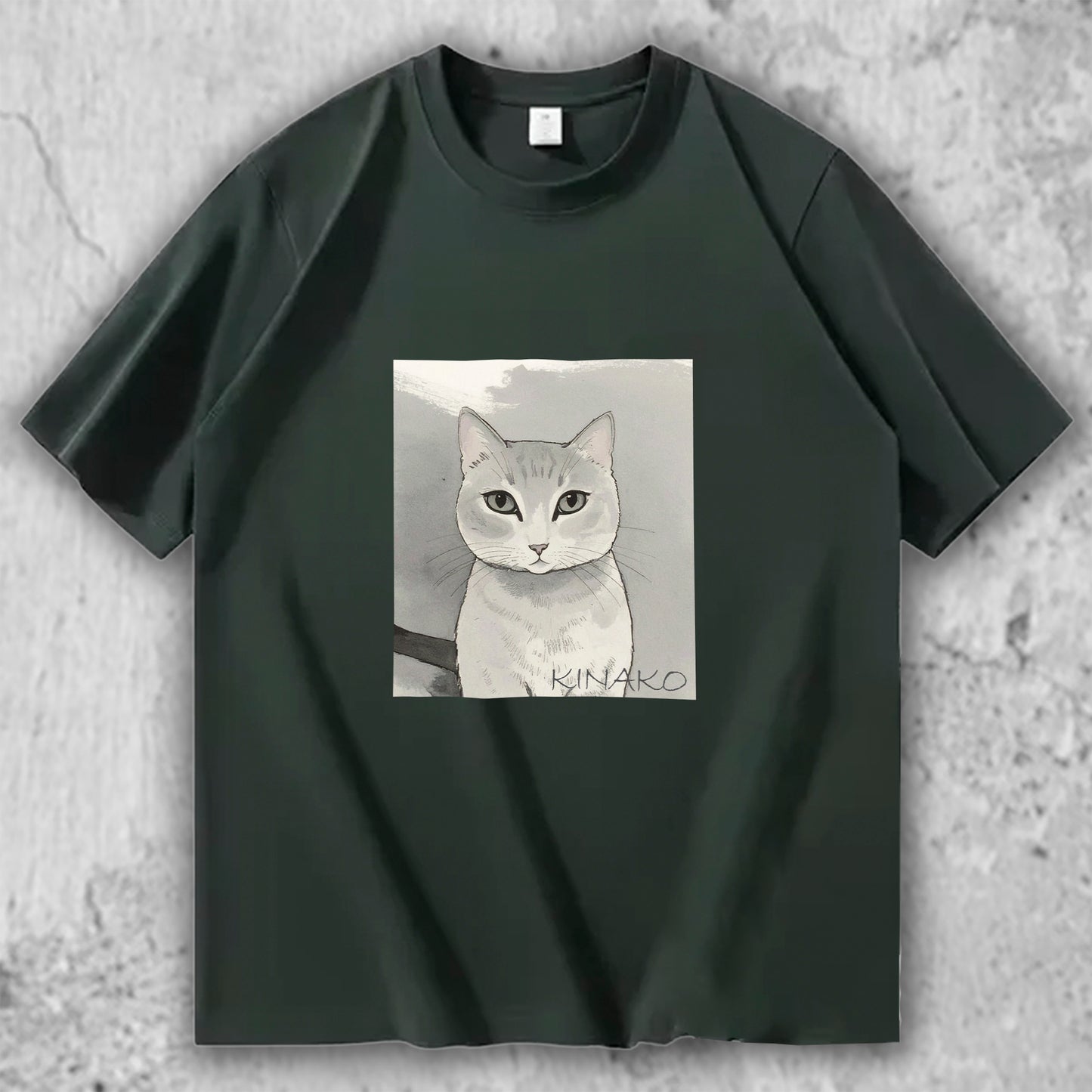 猫 イラスト Tシャツ｜KINAKO – necome オリジナル