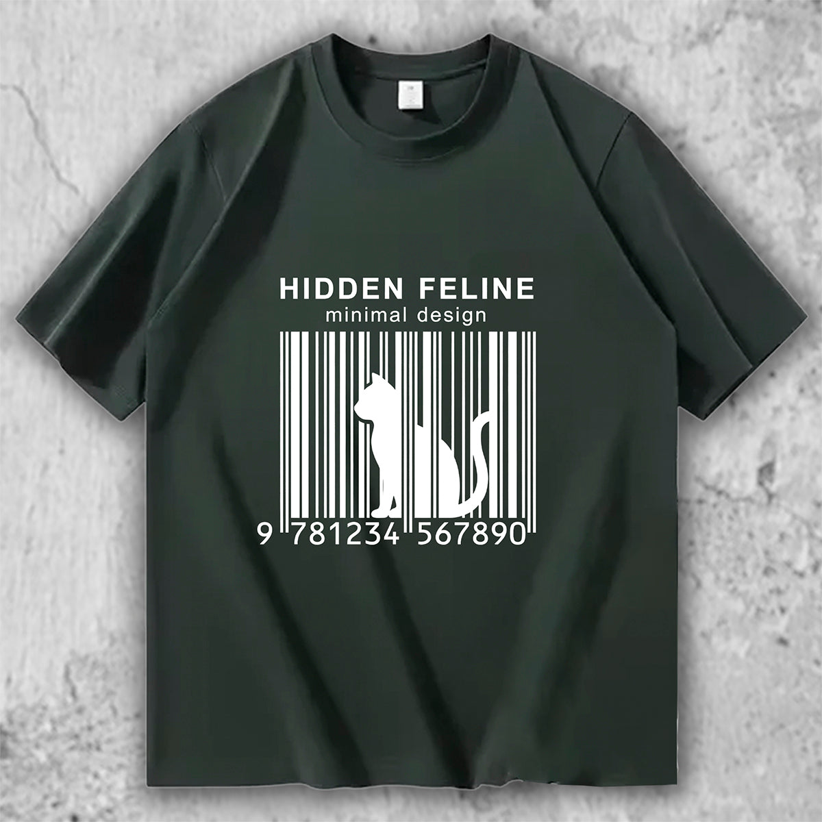 猫 ミニマルTシャツ｜HIDDEN FELINE – necome オリジナル