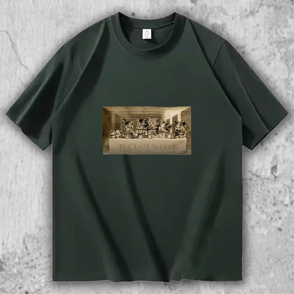 猫たちの晩餐｜アートTシャツ – necome