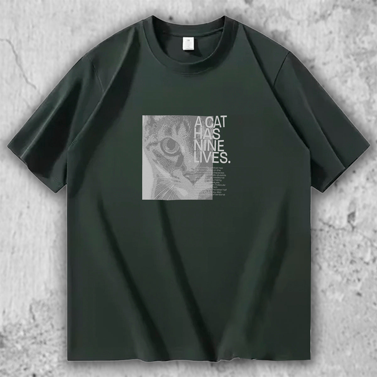 猫 グラフィックTシャツ｜A CAT HAS NINE LIVES. – necomeオリジナル