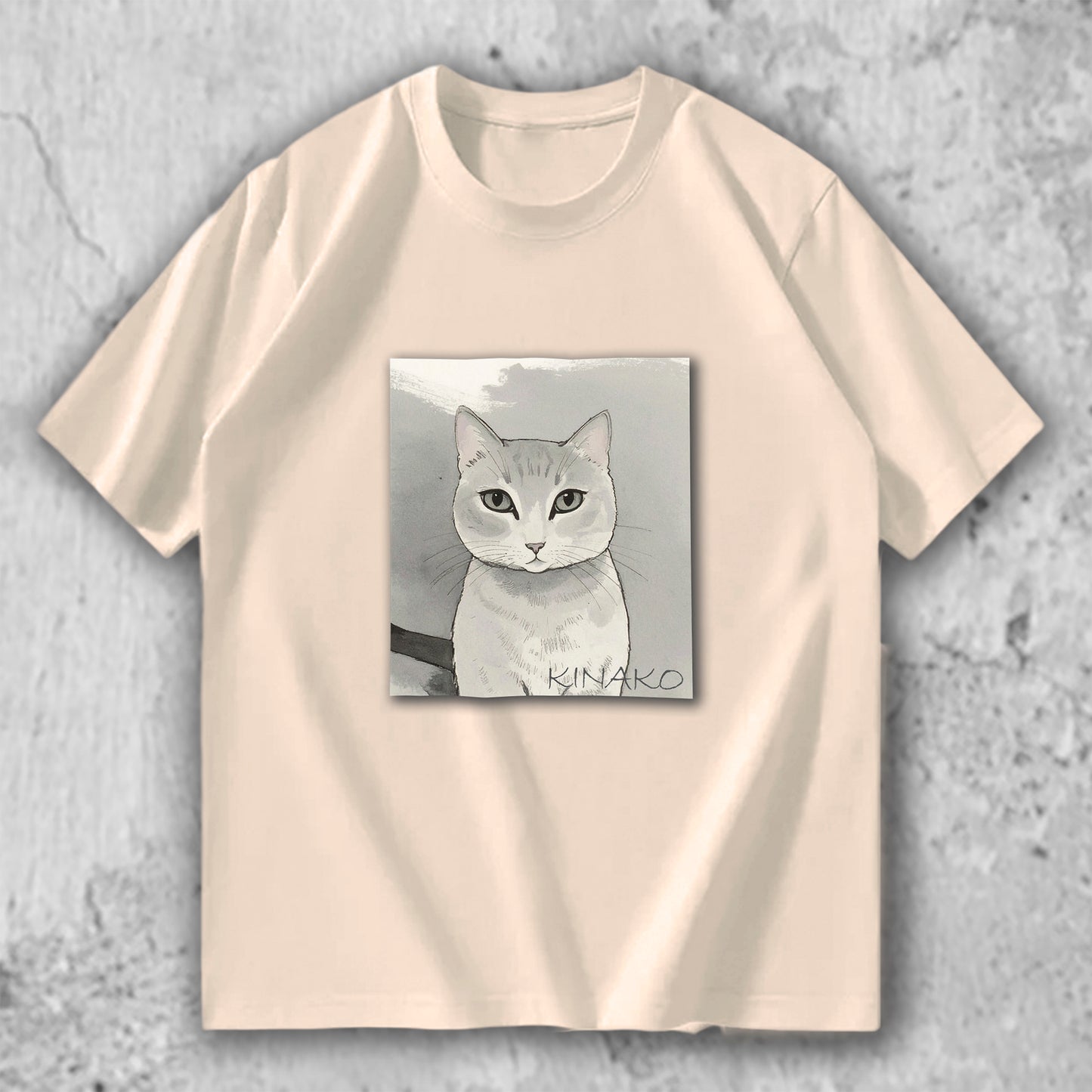 猫 イラスト Tシャツ｜KINAKO – necome オリジナル