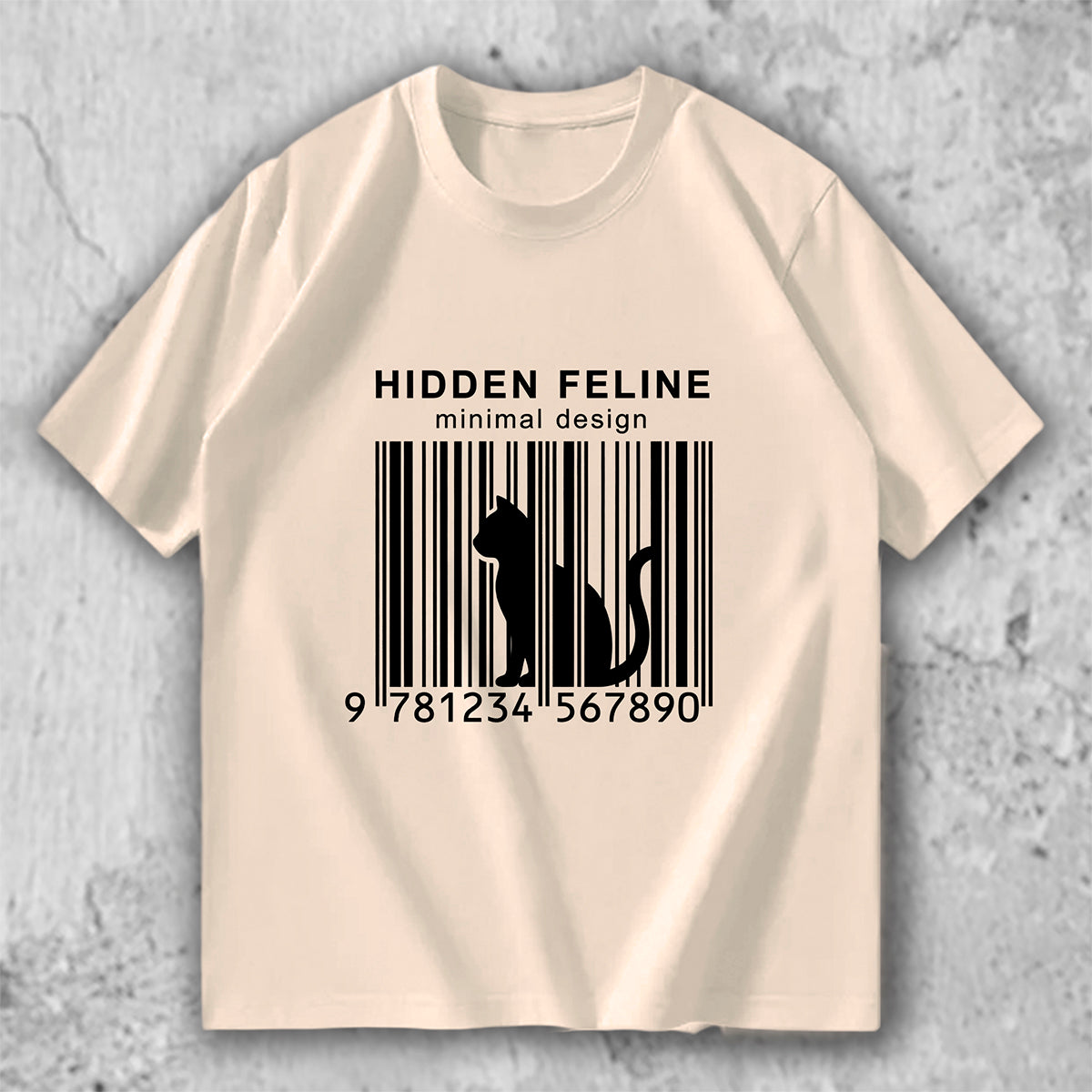 猫 ミニマルTシャツ｜HIDDEN FELINE – necome オリジナル