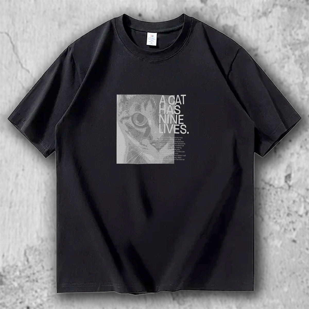 猫 グラフィックTシャツ｜A CAT HAS NINE LIVES. – necomeオリジナル