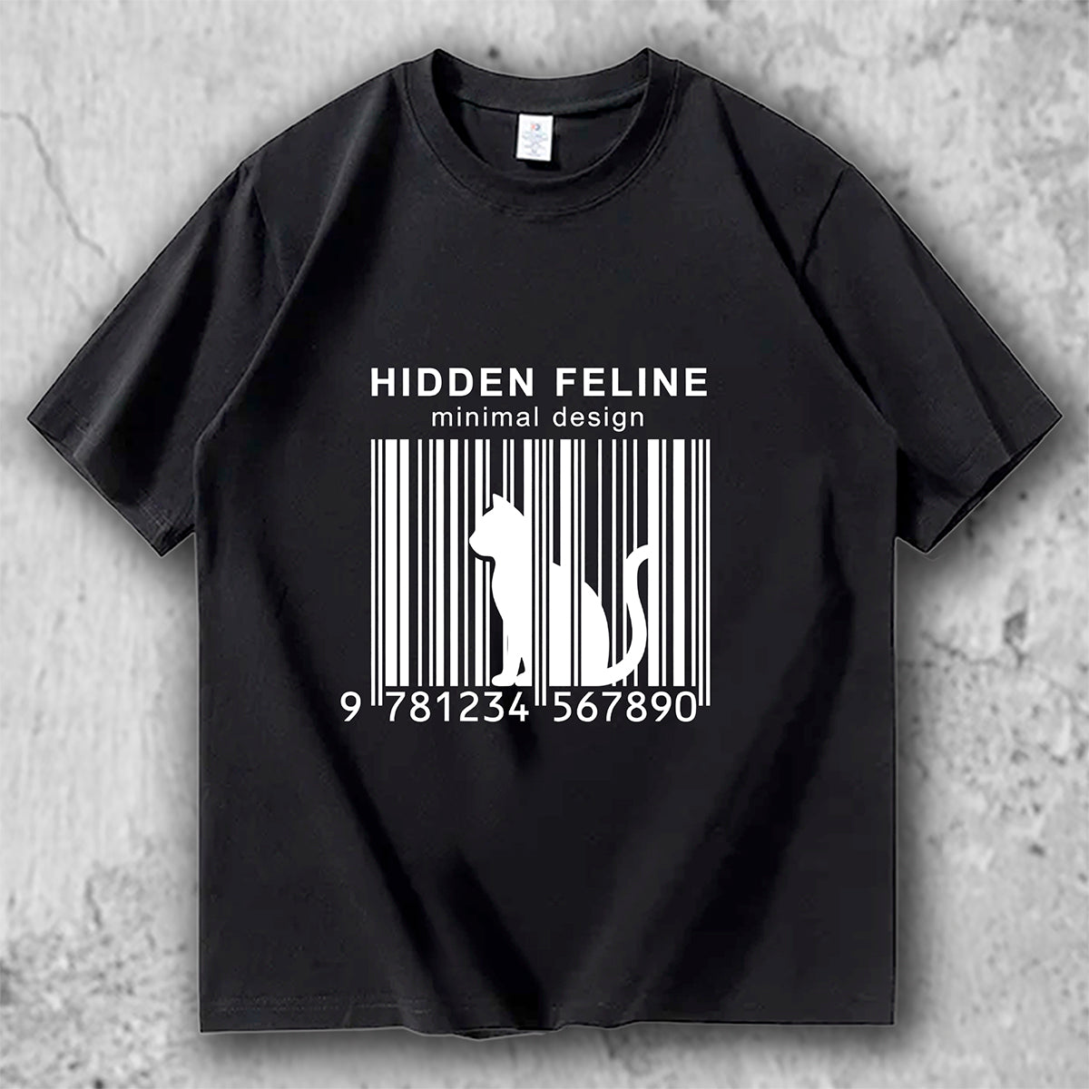 猫 ミニマルTシャツ｜HIDDEN FELINE – necome オリジナル