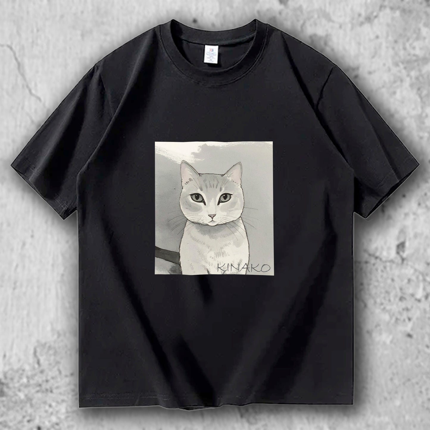 猫 イラスト Tシャツ｜KINAKO – necome オリジナル
