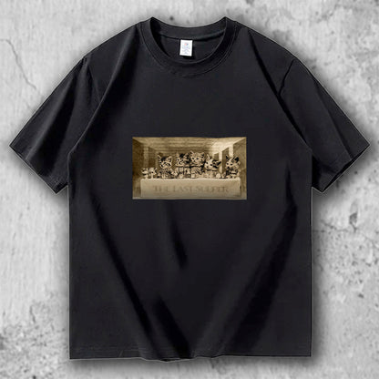 猫たちの晩餐｜アートTシャツ – necome