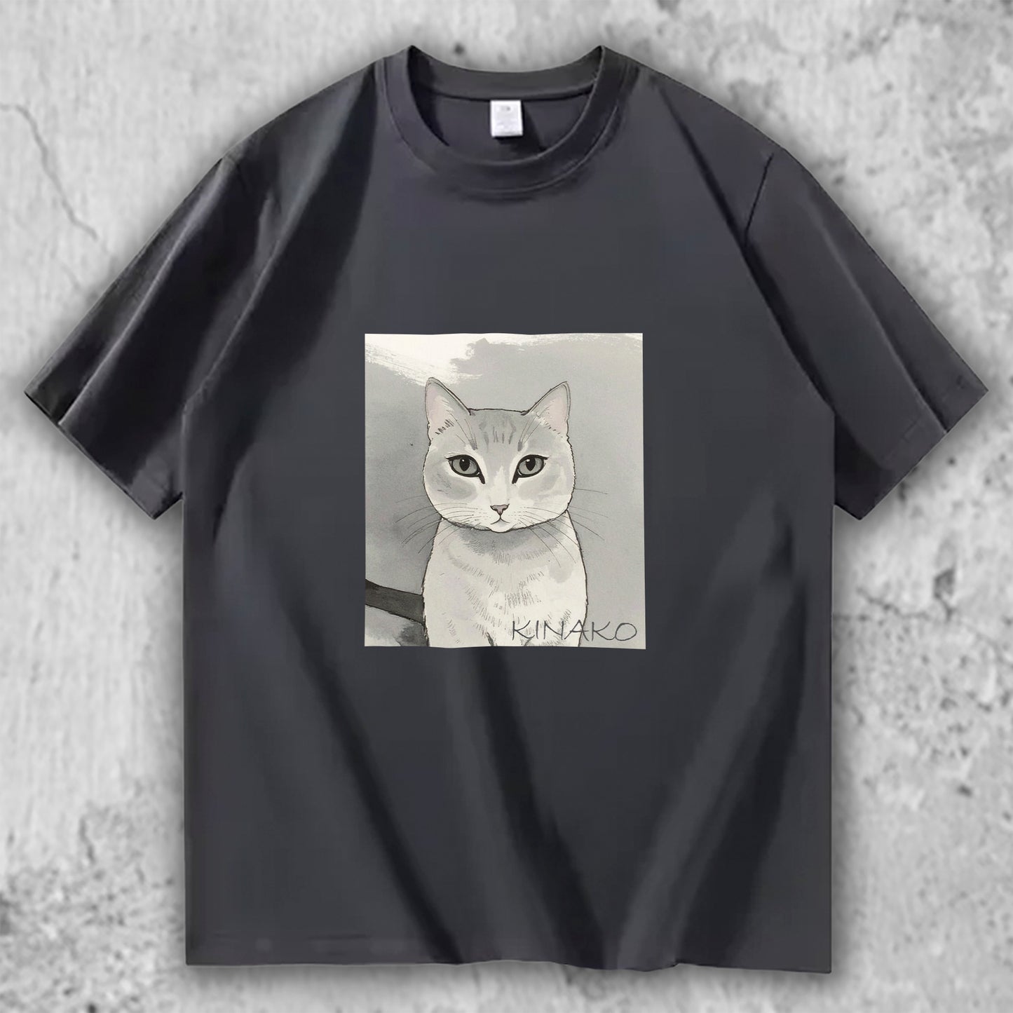 猫 イラスト Tシャツ｜KINAKO – necome オリジナル