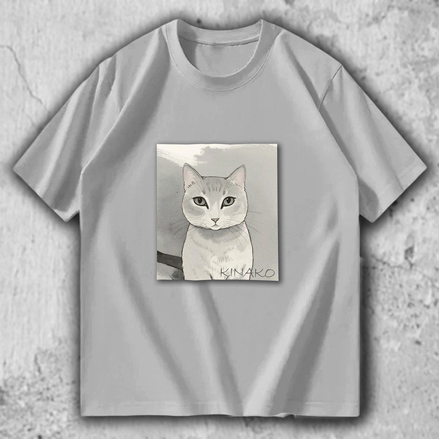 猫 イラスト Tシャツ｜KINAKO – necome オリジナル