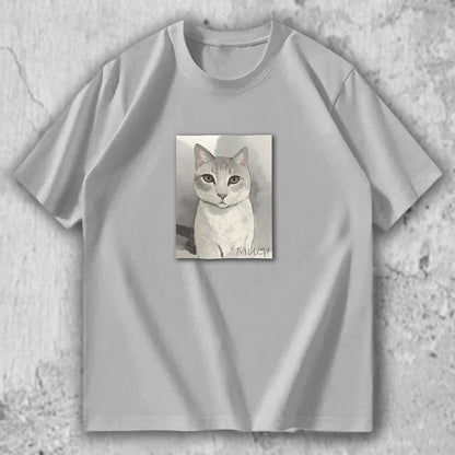 猫 イラスト Tシャツ｜MUGI – necome オリジナル
