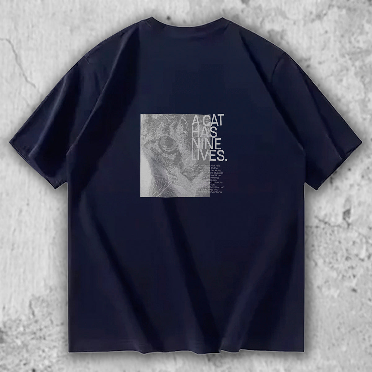 猫 グラフィックTシャツ｜A CAT HAS NINE LIVES. – necomeオリジナル