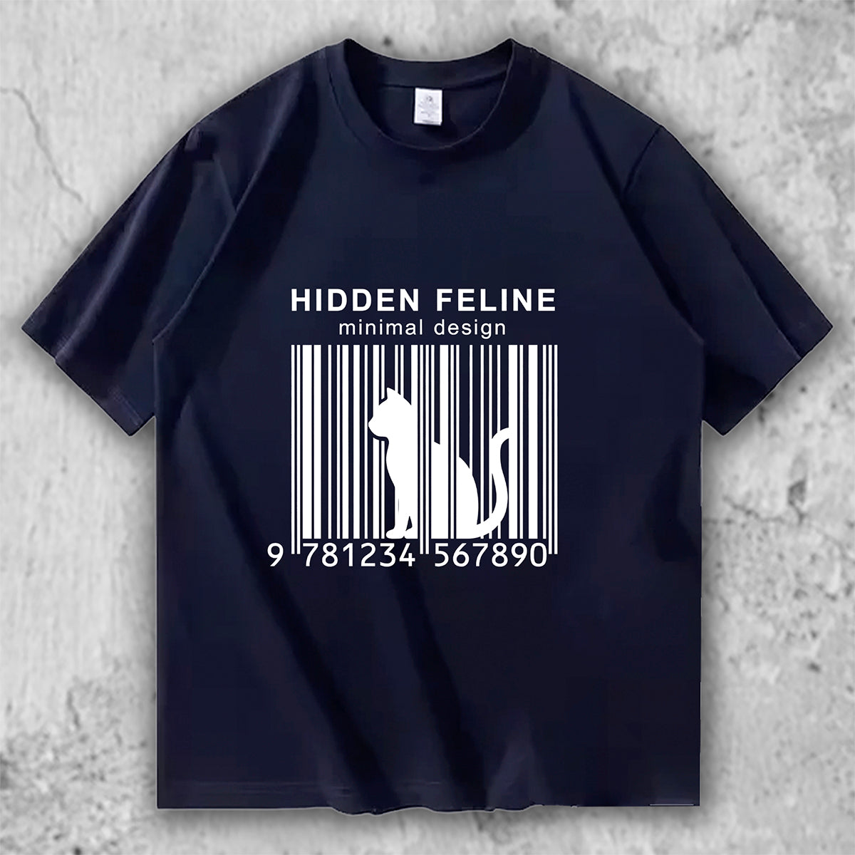 猫 ミニマルTシャツ｜HIDDEN FELINE – necome オリジナル