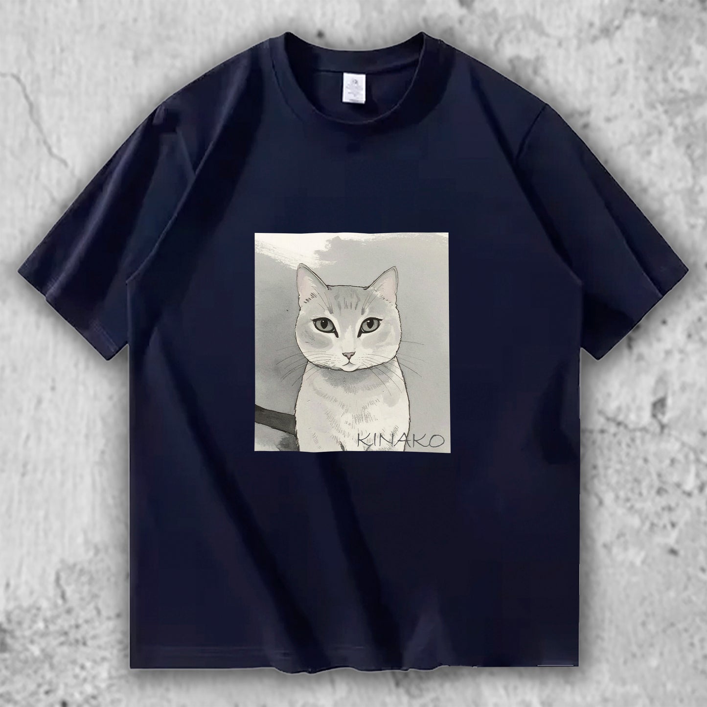 猫 イラスト Tシャツ｜KINAKO – necome オリジナル