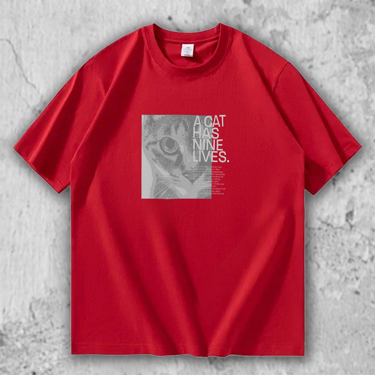 猫 グラフィックTシャツ｜A CAT HAS NINE LIVES. – necomeオリジナル