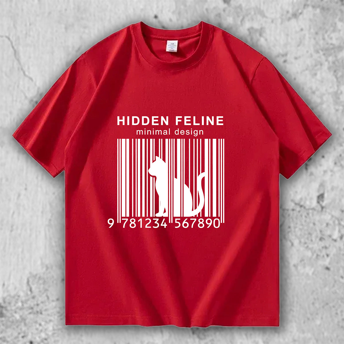 猫 ミニマルTシャツ｜HIDDEN FELINE – necome オリジナル