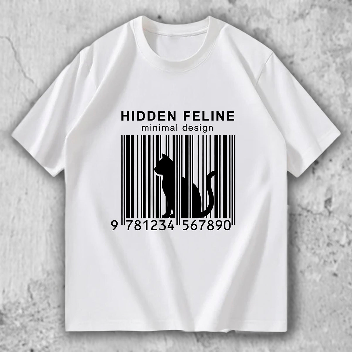 猫 ミニマルTシャツ｜HIDDEN FELINE – necome オリジナル