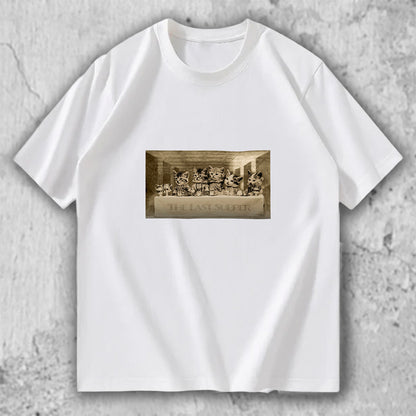 猫たちの晩餐｜アートTシャツ – necome